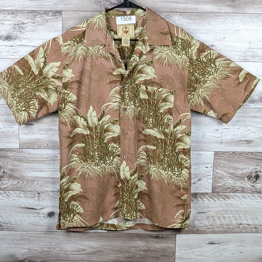 Joe Marlin* Men's Short Sleeve Button Down Curved Hem Chest Pocket Shirt~ Size M - Picture 4 of 9